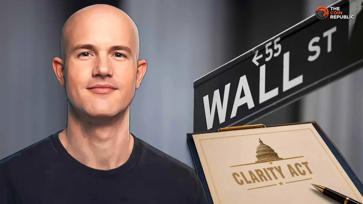 Coinbase CEO Hits Back at WSJ Over CLARITY Act Blame