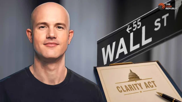 Coinbase CEO Hits Back at WSJ Over CLARITY Act Blame
