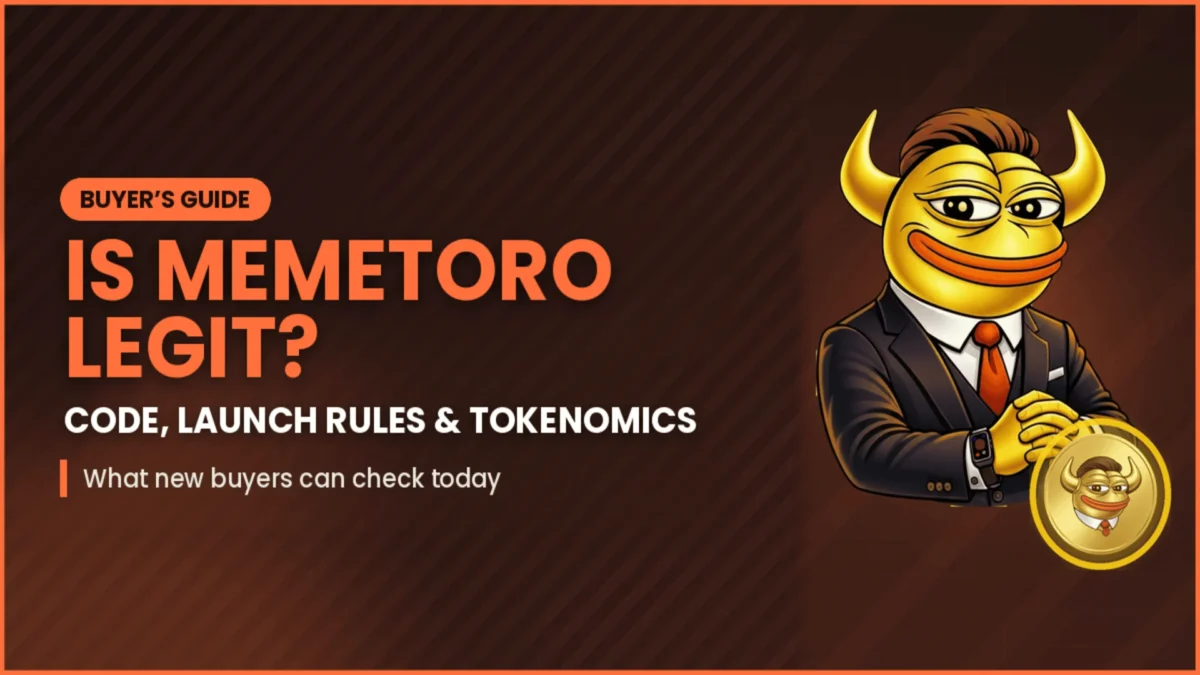 Is MemeToro Legit? What Its Public Code, Launch Rules, and Tokenomics Show